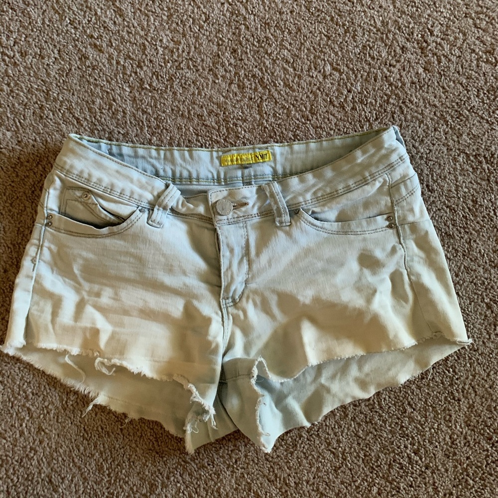 denim cut-off shorts